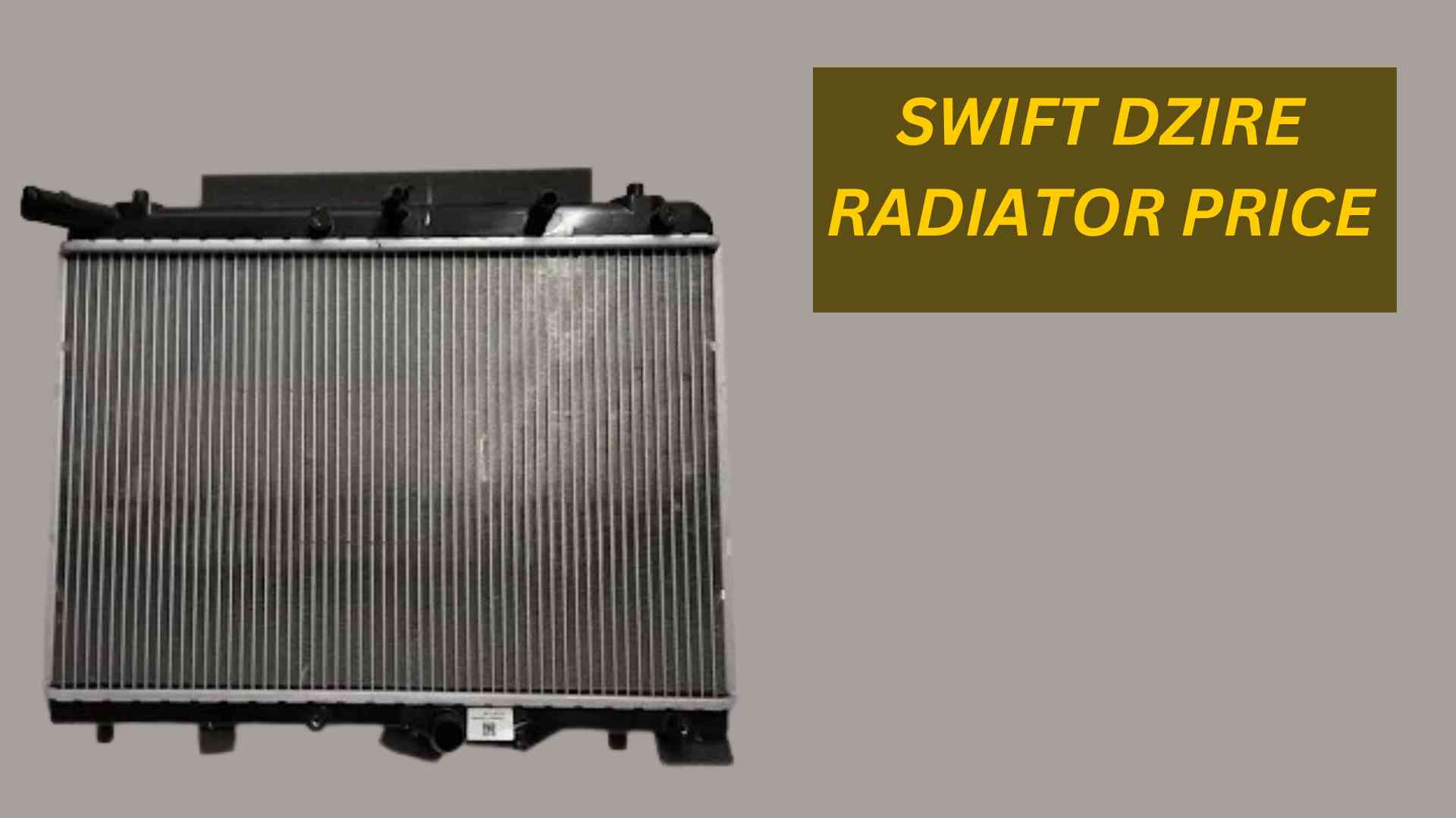 Swift Dzire Radiator Price